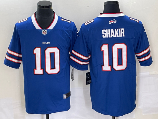 Men's Buffalo Bills Khalil Shakir #10 Royal Game Jersey1