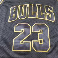Men's Chicago Bulls Michael Jordan #23 Black 1997/98 Hardwood Classics Swingman Jersey1