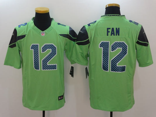 Men's Seattle Seahawks 12th Fan Green Player Game Jersey1