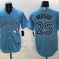 Men's Toronto Blue Jays Daulton Varsho #25 Powder Blue Player Jersey