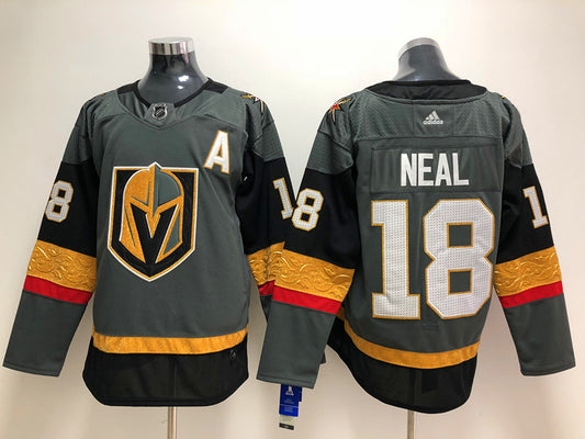 Men's Vegas Golden Knights James Neal #18 Gray Breakaway Player Jersey1