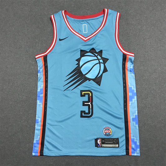 Men's Phoenix Suns Chris Paul #3 Turquoise 2022/23 Swingman Jersey1 - City Edition