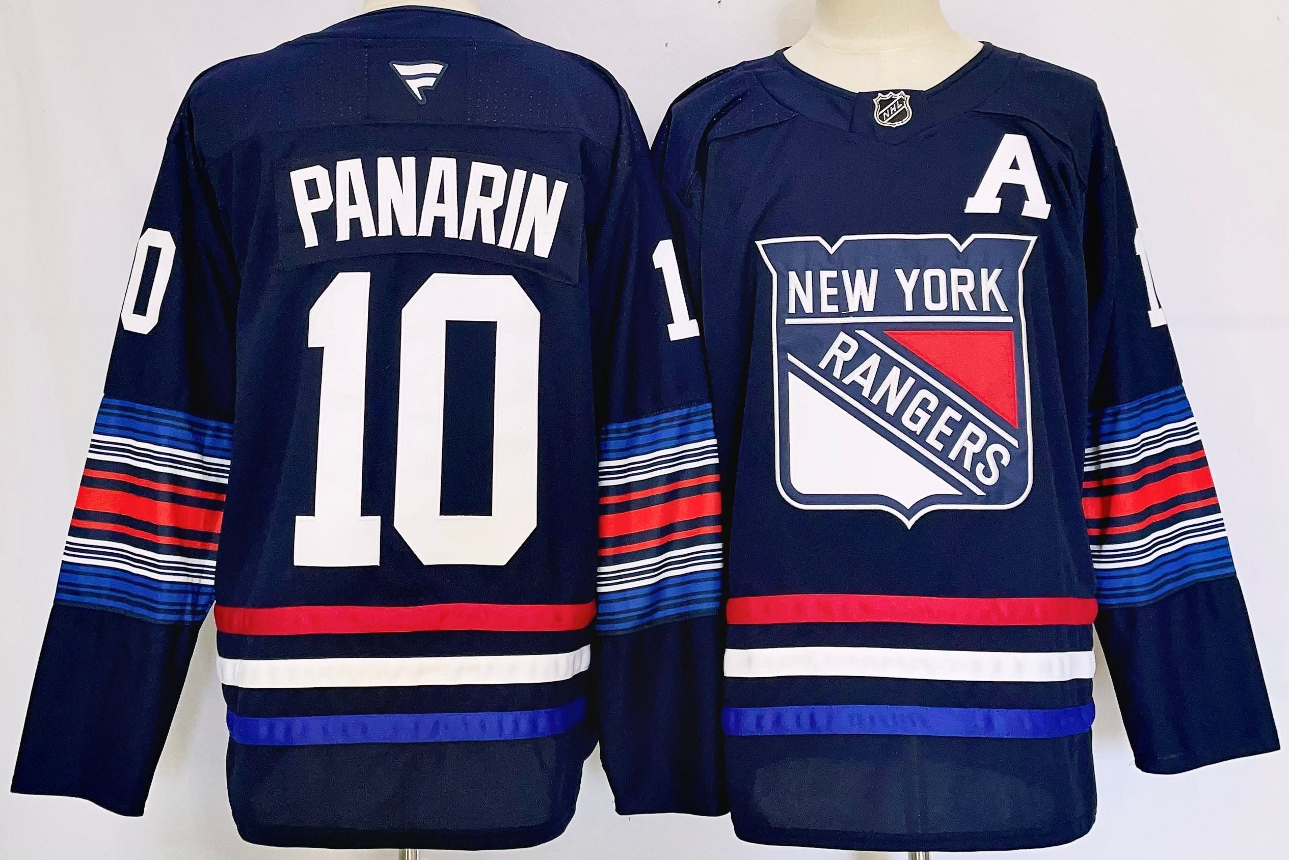 Men's New York Rangers Artemi Panarin #10 Navy Player Jersey