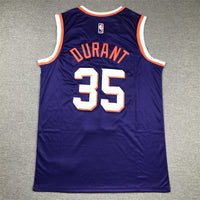 Men's Phoenix Suns Kevin Durant #35 Purple 2023/24 Fast Break Replica Jersey1 - Icon Edition