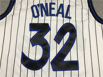 Men's Orlando Magic Shaquille O'Neal White Classics 1994-95 Swingman Jersey1