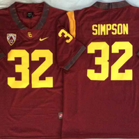 Men's USC Trojans O.J. Simpson #32 Cardinal Alumni Player Game Jersey