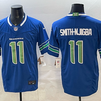 Men's Seattle Seahawks Jaxon Smith-Njigba #11 Royal Player Game Jersey