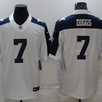 Men's Dallas Cowboys Trevon Diggs #7 White Player Jersey1