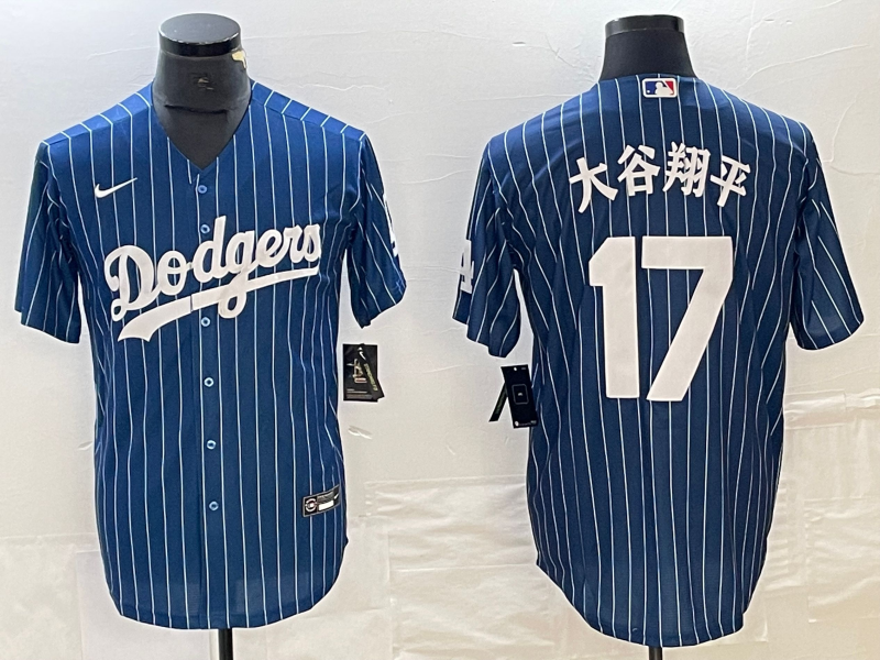 Men's Los Angeles Dodgers Shohei Ohtani #17 Royal Player Jersey1