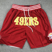 Men's San Francisco 49ers Scarlet Pocket Shorts