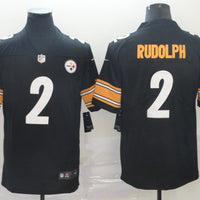 Men's Pittsburgh Steelers Mason Rudolph #2 Black Game Jersey1