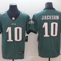 Men's Philadelphia Eagles Desean Jackson #10 Midnight Green Game Jersey1