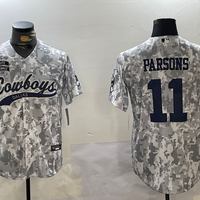 Men's Dallas Cowboys Micah Parsons #11 Arctic Camo 2024 Salute to Service Player Jersey1