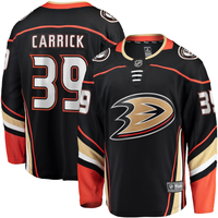 Men's Anaheim Ducks Sam Carrick #39 Black Home Breakaway Player Jersey1