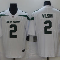 Men's New York Jets Zach Wilson #2 White Game Jersey1