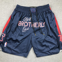 Men's Philadelphia 76ers Navy 2023/24 Pocket Shorts1 City Edition