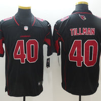 Men's Arizona Cardinals Pat Tillman #40 Black Game Jersey1