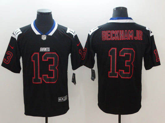 Men's New York Giants Odell Beckham Jr. #13 Black Alternate Game Jersey1