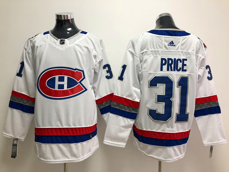 Men's Montreal Canadiens Carey Price #31 White Player Jersey1