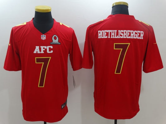 Men's Pittsburgh Steelers Ben Roethlisberger #7 Red Game Jersey1