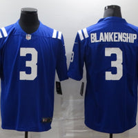Men's Indianapolis Colts Rodrigo Blankenship #3 Blue Game Jersey1