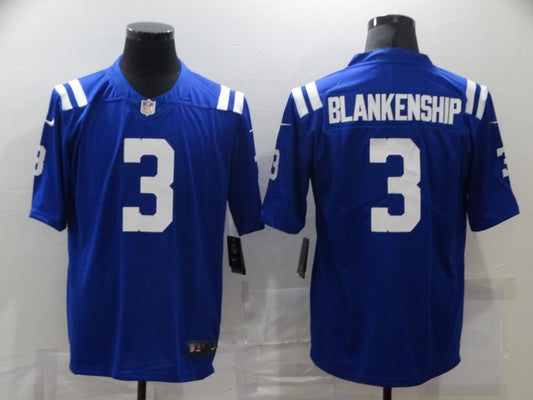Men's Indianapolis Colts Rodrigo Blankenship #3 Blue Game Jersey1