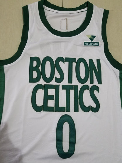 Men's Boston Celtics Jayson Tatum White Swingman Player Jersey1 - City Edition