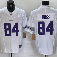 Men's Minnesota Vikings Randy Moss #84 White Alternate Vapor F.U.S.E. Elite Player Jersey1