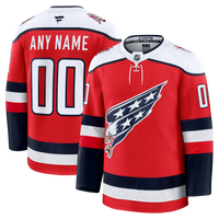 Men's Washington Capitals Fanatics Red Alternate Premium Custom Jersey