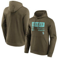 Men's Seattle Kraken Fashion Name & Number Hoodie - Philipp Grubauer 31