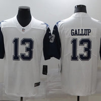 Men's Dallas Cowboys Michael Gallup #13 White Game Jersey1