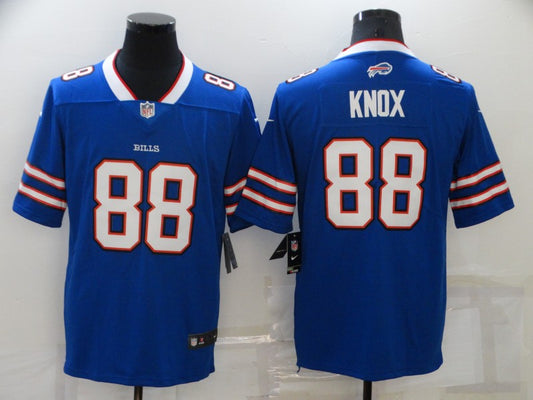 Men's Buffalo Bills Dawson Knox #88 Blue Game Player Jersey1