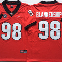Men's Georgia Bulldogs Rodrigo Blankenship #98 Red Player Game Jersey