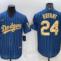 Men's Los Angeles Dodgers Kris Bryant #24 Blue Stitched Jersey1