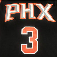 Men's Phoenix Suns Chris Paul #3 Black Fast Break Replica Jersey1