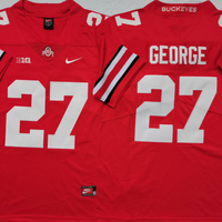 Men's Ohio State Buckeyes Eddie George #27 Scarlet Player Game Jersey