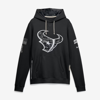 Men's Houston Texans Black 2026 Salute to Service Sideline Dri-FIT Pullover Hoodie