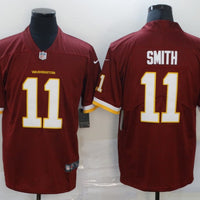 Men's Washington Commanders Alex Smith #11 Red Game Jersey1