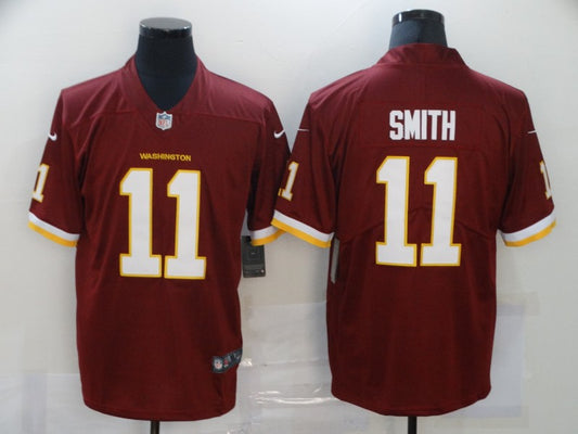 Men's Washington Commanders Alex Smith #11 Red Game Jersey1