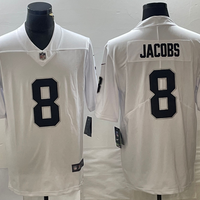 Men's Las Vegas Raiders Josh Jacobs #8 White Game Player Jersey1