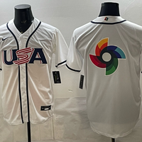 Men's USA Baseball White 2026 World Baseball Classic Player Jersey