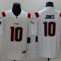 Men's New England Patriots Mac Jones #10 White Vapor Limited Jersey1