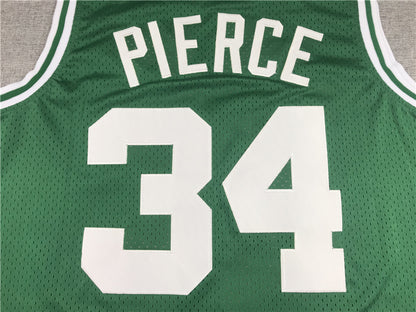 Men's Boston Celtics Paul Pierce Green 2007-08 Hardwood Classics Swingman Jersey1