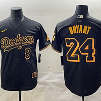 Men's Los Angeles Dodgers Kris Bryant #24 Black Limited Player Jersey