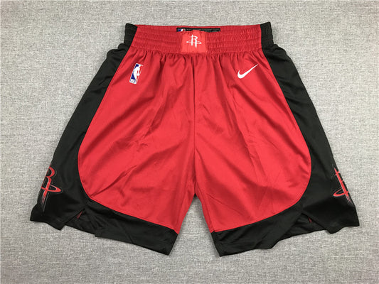 Men's Houston Rockets Red 2021/22 Icon Edition Basketball Shorts1