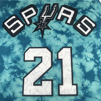 Men's San Antonio Spurs Tim Duncan #21 Blue Galaxy Swingman Jersey1