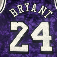 Men's Los Angeles Lakers Kobe Bryant #24 Purple Galaxy Swingman Jersey1