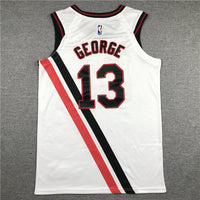 Men's LA Clippers Paul George #13 NBA Classics Jersey1 - Retro White