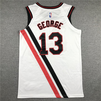 Men's LA Clippers Paul George #13 NBA Classics Jersey1 - Retro White