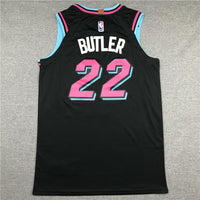 Men's Miami Heat Jimmy Butler #22 NBA Black Swingman Jersey1
